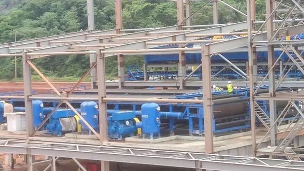 Vacuum Belt Filter Installed Well in Sierra Leone