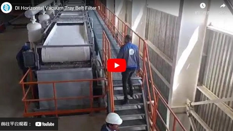 Filtro de Cinto de Bandeja de Vácuo Horizontal DI 1