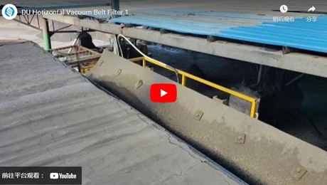 Filtro horizontal da correia de vácuo de DU 1