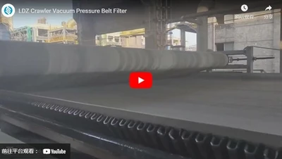 Filtro de correia de pressão de vácuo LDZ Crawler