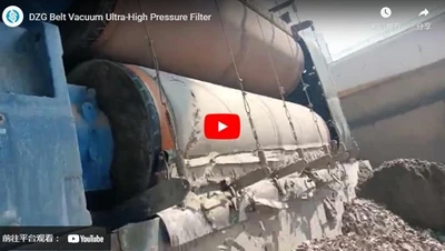 Filtro de pressão ultra-alta do vácuo da correia de DZG