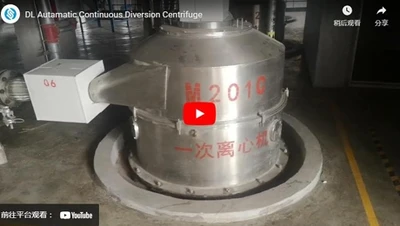 Centrífuga de Desvio Contínuo Autamático DL