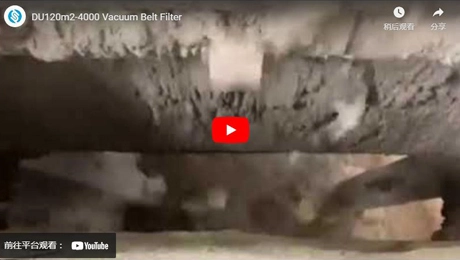 Filtro DU120m2-4000 da correia de vácuo