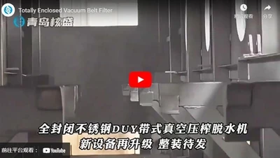 Filtro de cinto de vácuo totalmente fechado