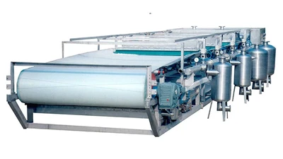 Filtro horizontal da correia da bandeja de vácuo do PBF