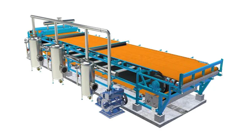 Filtro de correia de vácuo horizontal DU