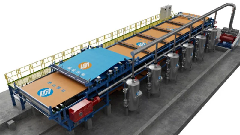 Filtro de correia de pressão de vácuo LDZ Crawler