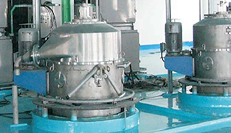 automatic continuous diversion centrifuge