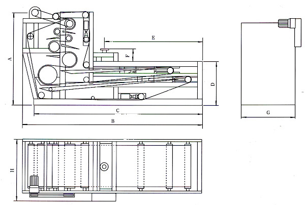 Outline Diagram of DLY Vertical Belt Press Filter Outline Diagram of DLY Vertical Belt Press Filter
